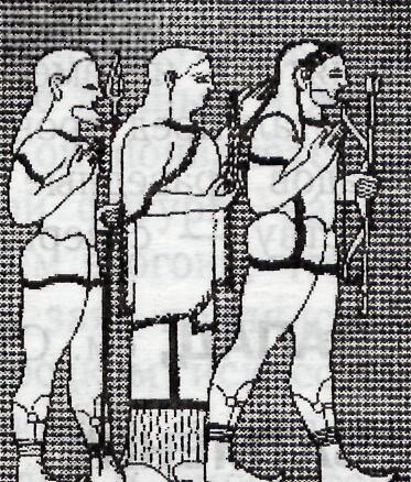  Древнеегипетские изображения фигур, сопровождающих душу в загробный мир.